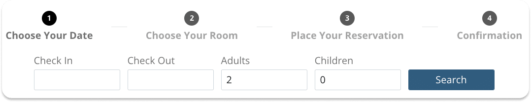 ChannelRUSH Booking Engine Flow